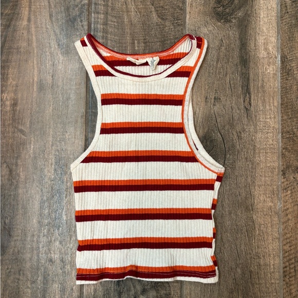 Tillyโs Striped Crop Tank Top - Picture 4 of 9